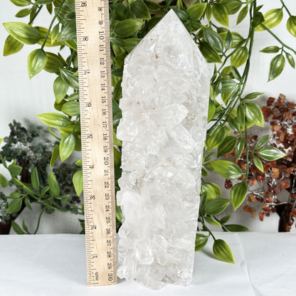 Clear Quartz Crystal Tower - Gem Avenue Retail
