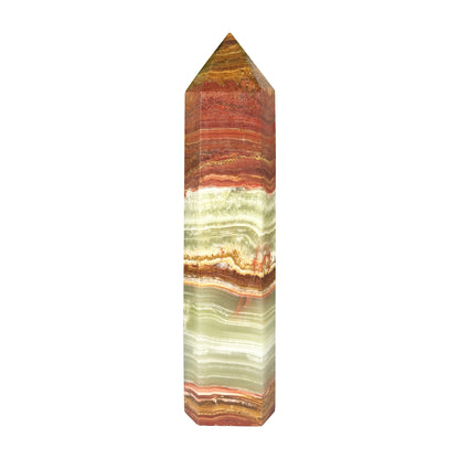 Natural Green Onyx Crystal Obelisk Tower - Gem Avenue Retail