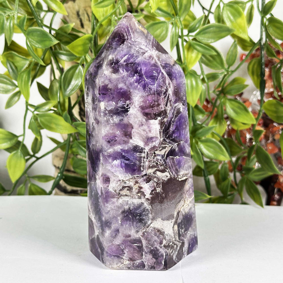 Amethyst Crystal Tower Point - Gem Avenue Retail