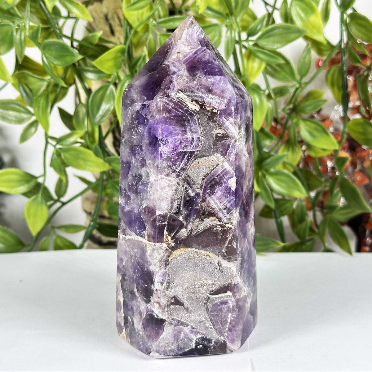 Amethyst Crystal Tower Point - Gem Avenue Retail