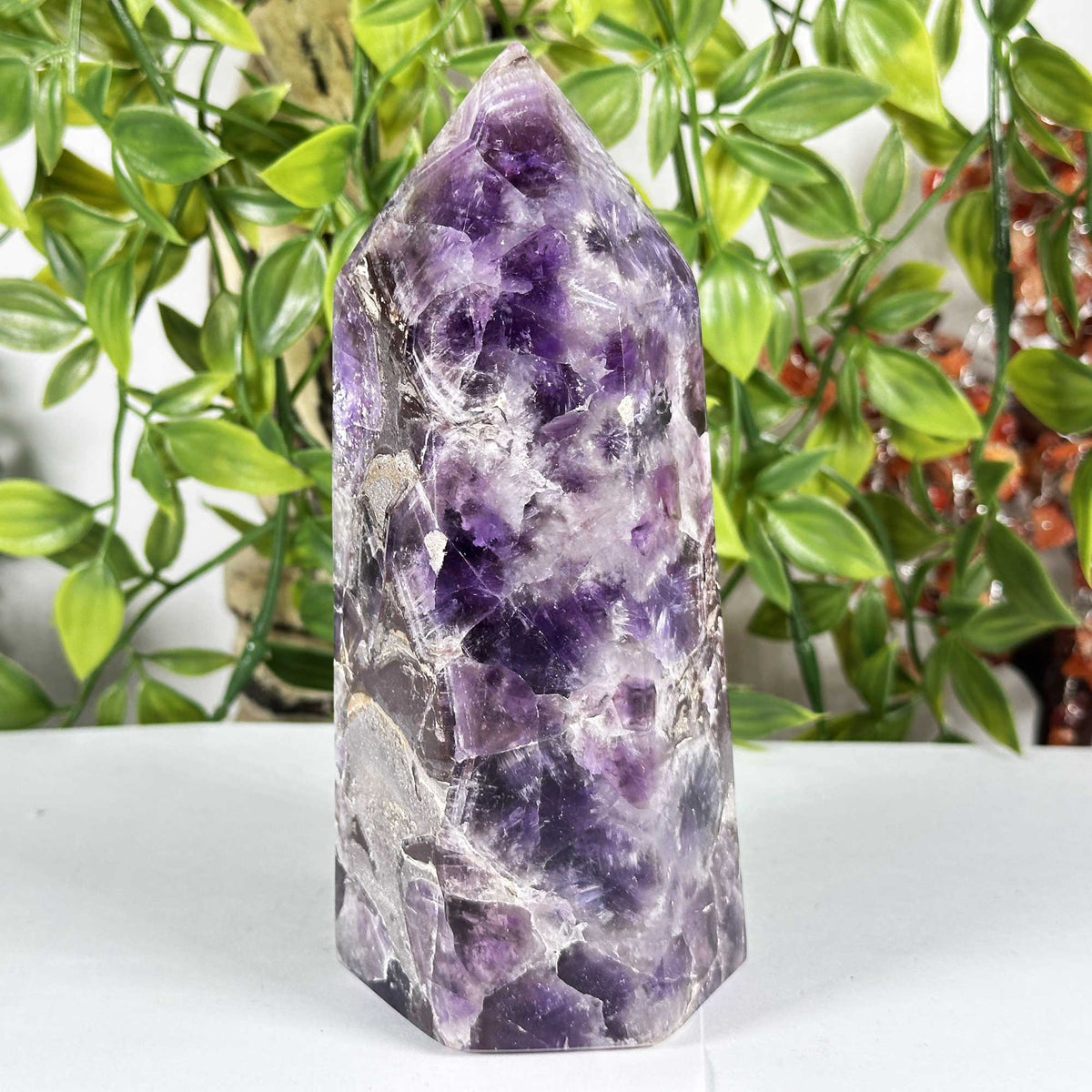 Amethyst Crystal Tower Point - Gem Avenue Retail