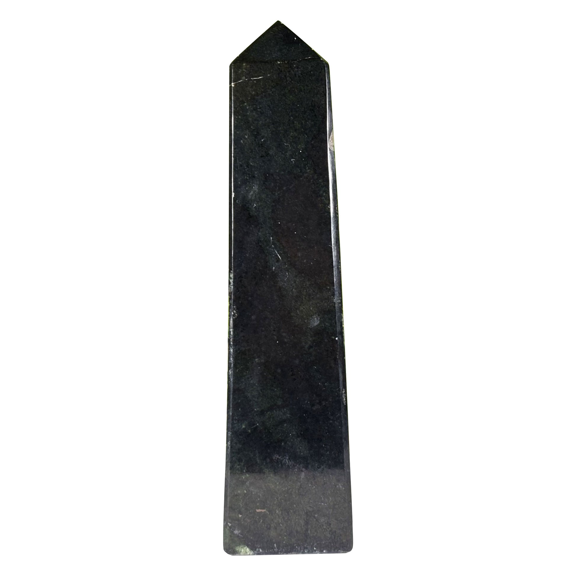 Natural Polished Serpentine Crystal Tower - Gem Avenue Retail