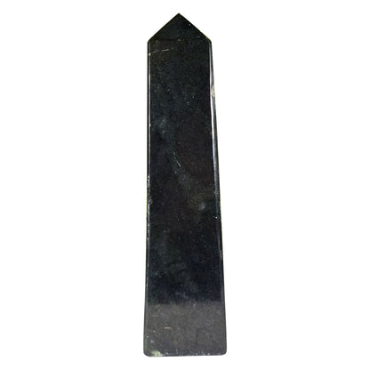 Natural Polished Serpentine Crystal Tower - Gem Avenue Retail