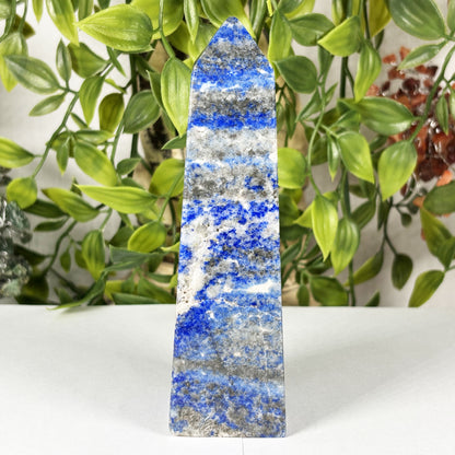 Natural Polished Lapis Lazuli Crystal Tower - Gem Avenue Retail