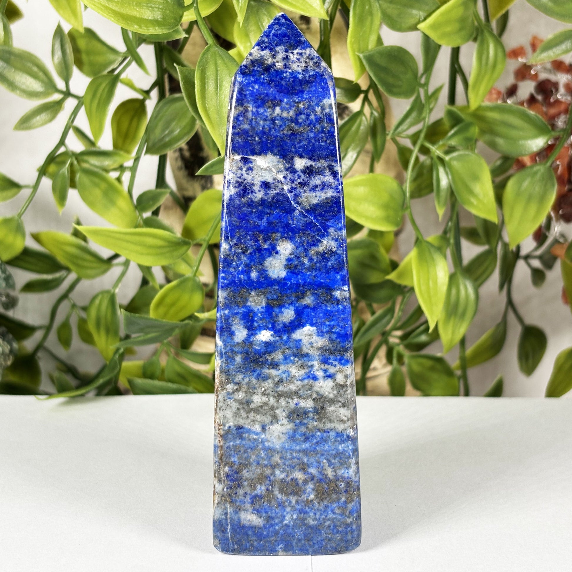Natural Lapis Lazuli Crystal Tower - Gem Avenue Retail