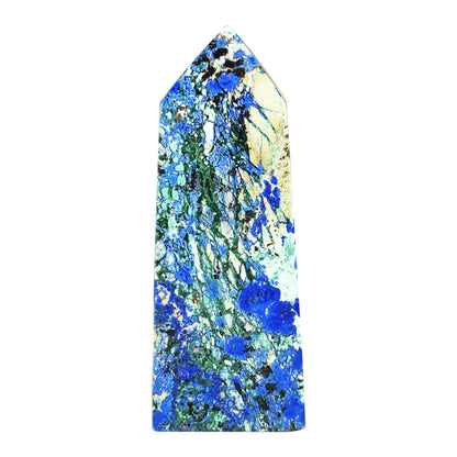 Azurite Malachite Crystal Tower - Gem Avenue Retail