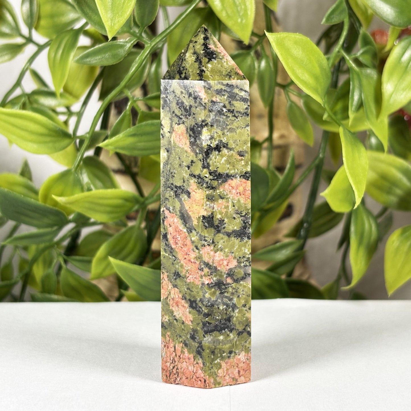Unakite Crystal Tower  - Gem Avenue Retail