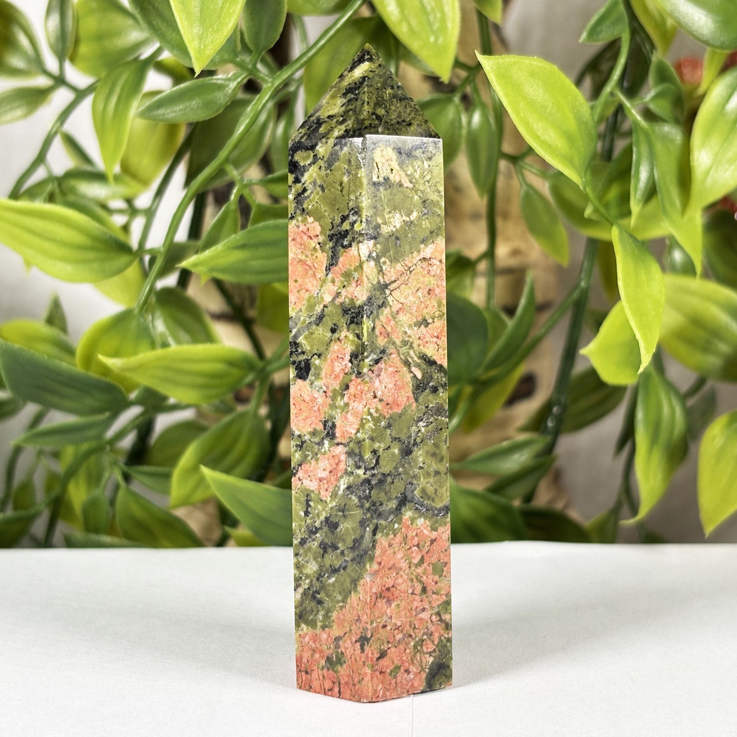 Unakite Crystal Tower  - Gem Avenue Retail