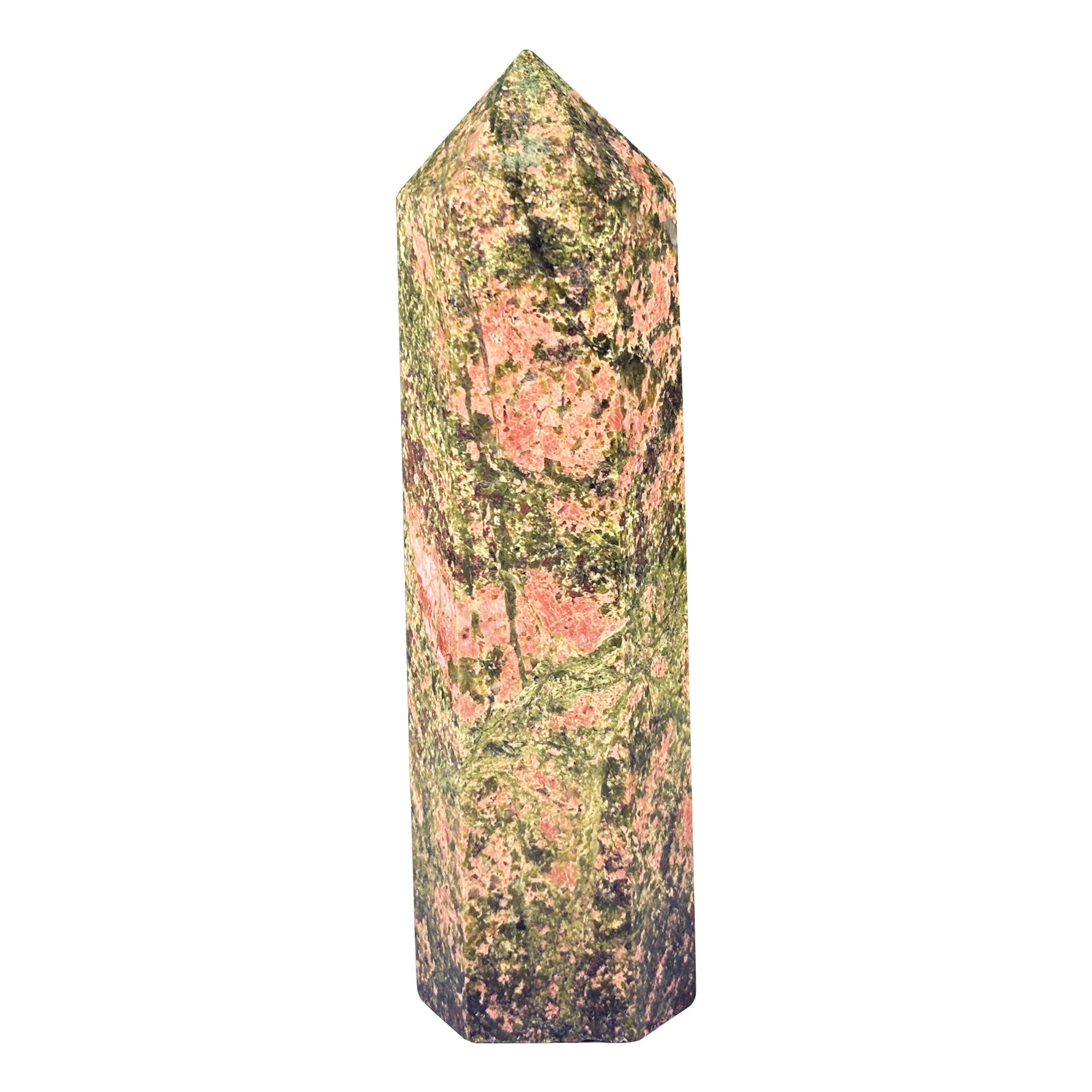 Unakite Crystal Tower - Gem Avenue Retail