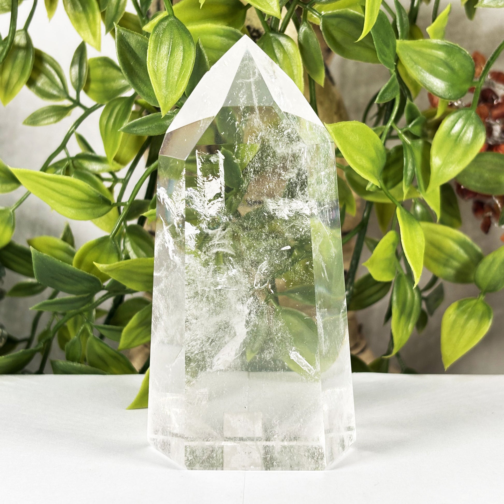 Clear Quartz Crystal Point - Gem Avenue Retail