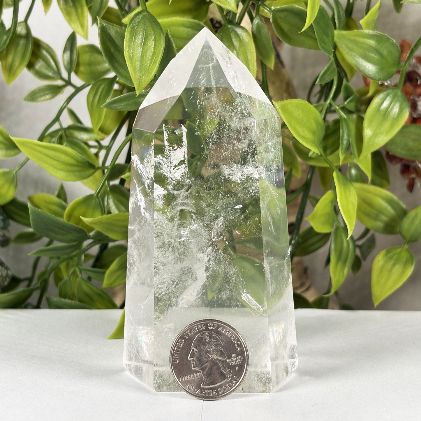 Clear Quartz Crystal Point - Gem Avenue Retail