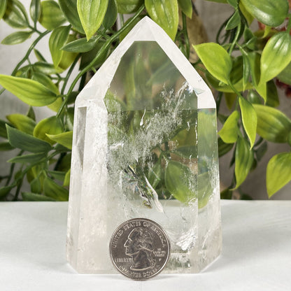 Clear Quartz Crystal Point - Gem Avenue Retail