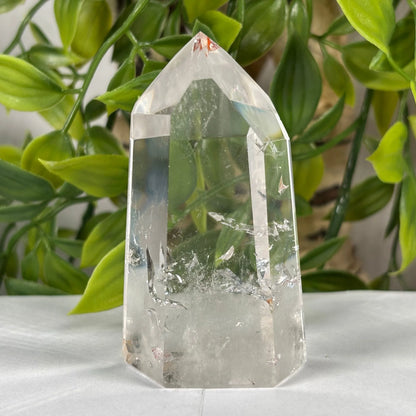 Brazilian Clear Quartz Crystal Point Tower 2.75 Inch Polished Healing Stone Home Decor