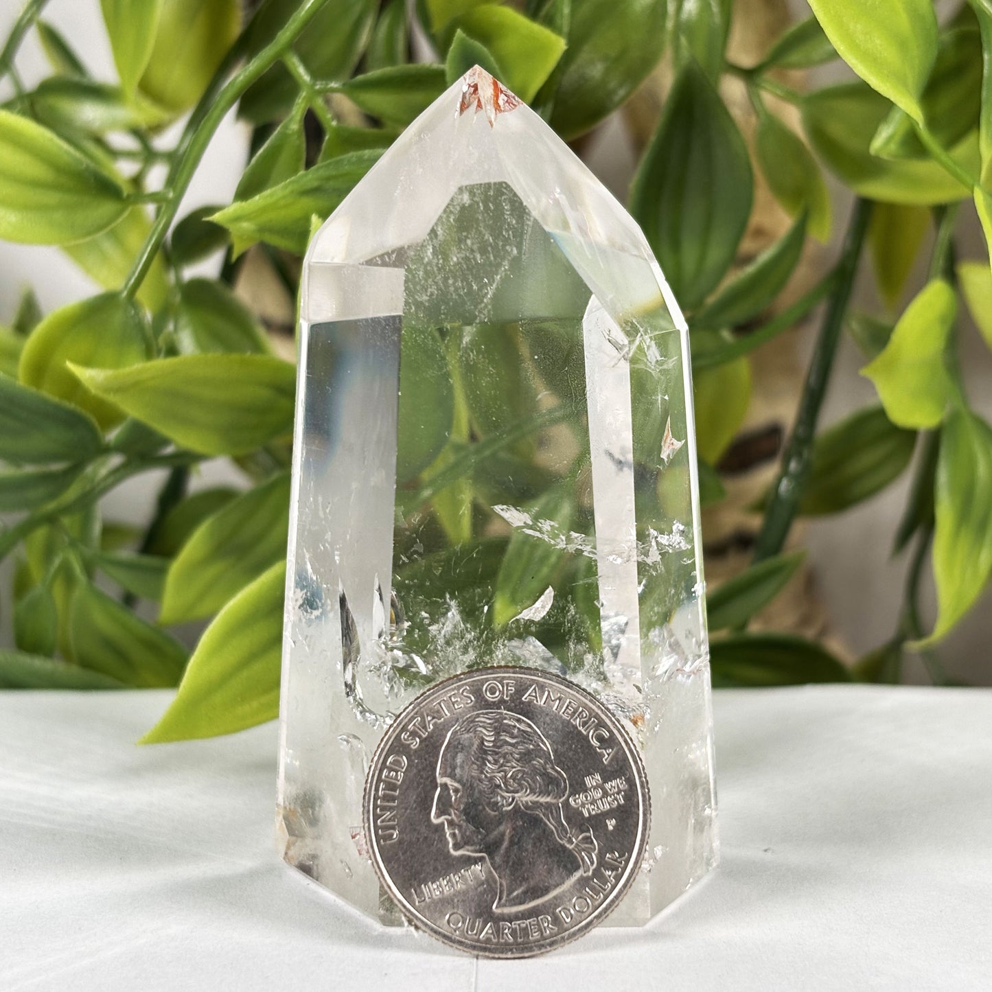 Clear Quartz Crystal Point - Gem Avenue Retail