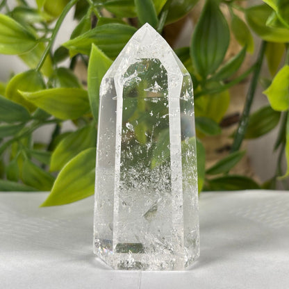 Brazilian Clear Quartz Crystal Point Tower 2.5 Inch Polished Healing Stone