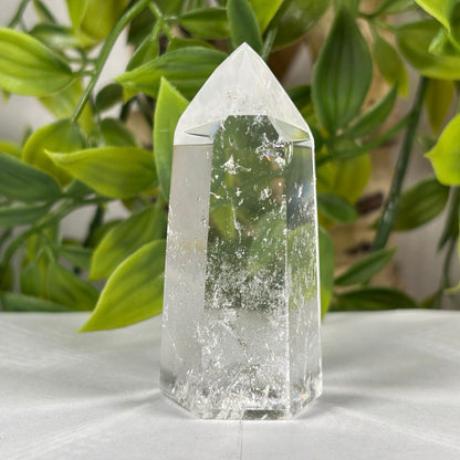 Brazilian Clear Quartz Crystal Point Tower 2.5 Inch Polished Healing Stone