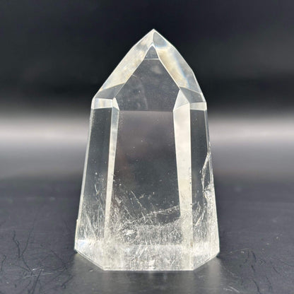 Natural Clear Quartz Crystal Point from Brazil 2.9 oz Polished Healing Stone Tower