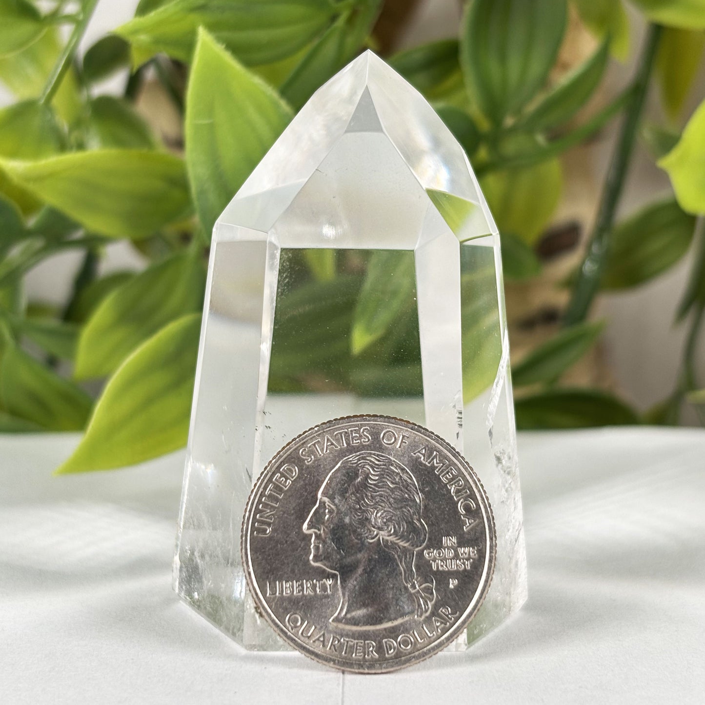 Clear Quartz Crystal Point - Gem Avenue Retail