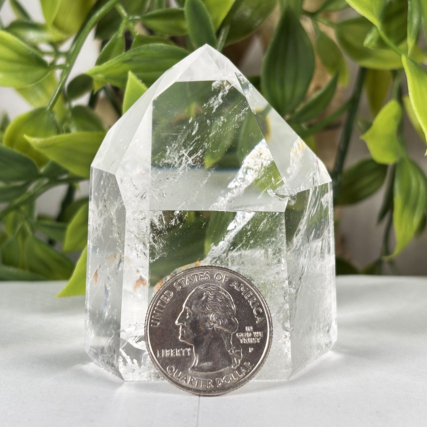 Clear Quartz Crystal Point - Gem Avenue Retail