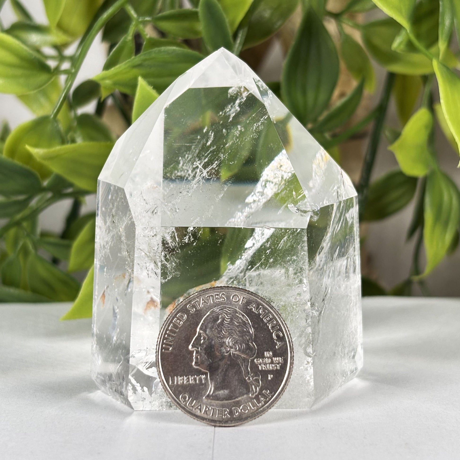 Clear Quartz Crystal Point - Gem Avenue Retail