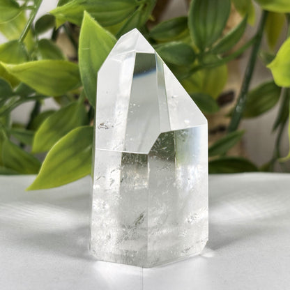 Natural Clear Quartz Crystal Point from Brazil 2" Polished Healing Stone Tower