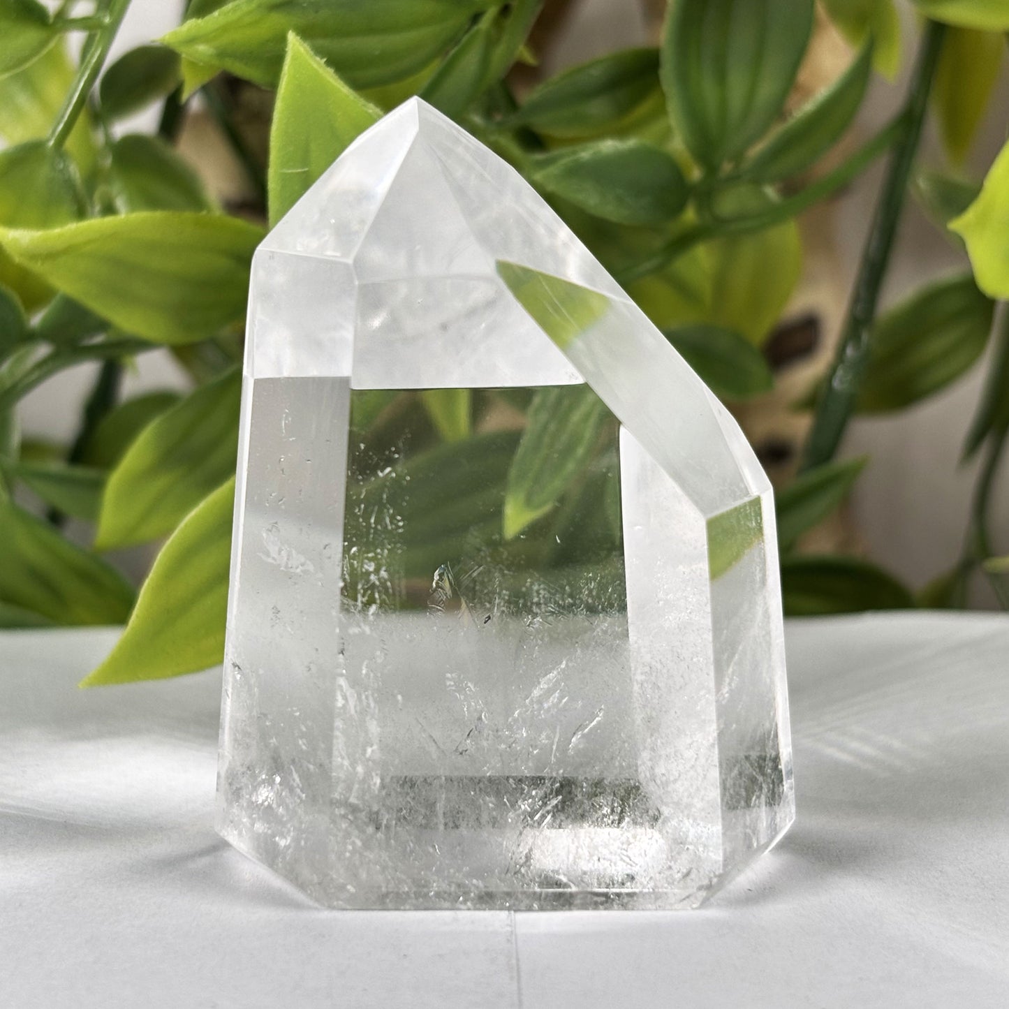 Natural Clear Quartz Crystal Point from Brazil 2" Polished Healing Stone Tower