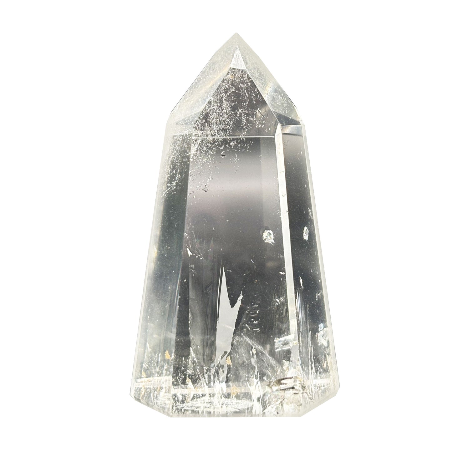 Brazilian Clear Quartz Crystal Point Tower 2.5 Inch Polished Healing Stone