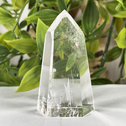 Brazilian Clear Quartz Crystal Point Tower 2.5 Inch Polished Healing Stone