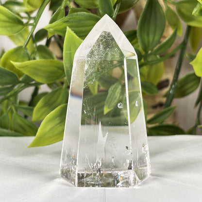 Brazilian Clear Quartz Crystal Point Tower 2.5 Inch Polished Healing Stone
