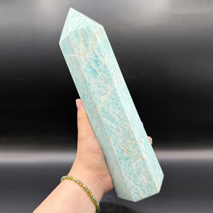 Amazonite Crystal Tower Point - Gem Avenue Retail