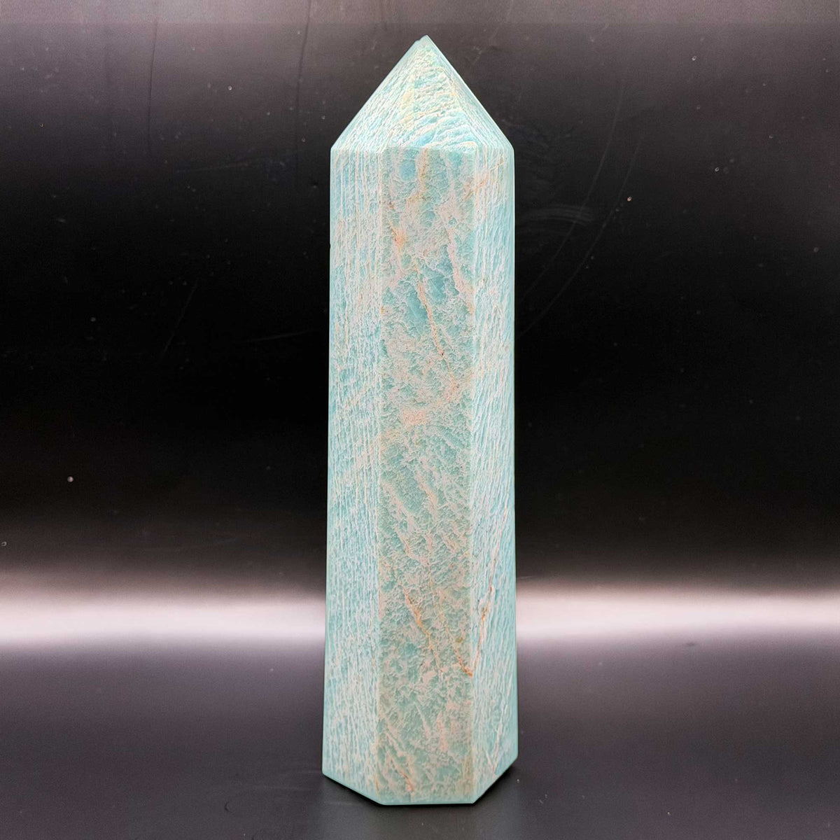 Amazonite Crystal Tower Point - Gem Avenue Retail
