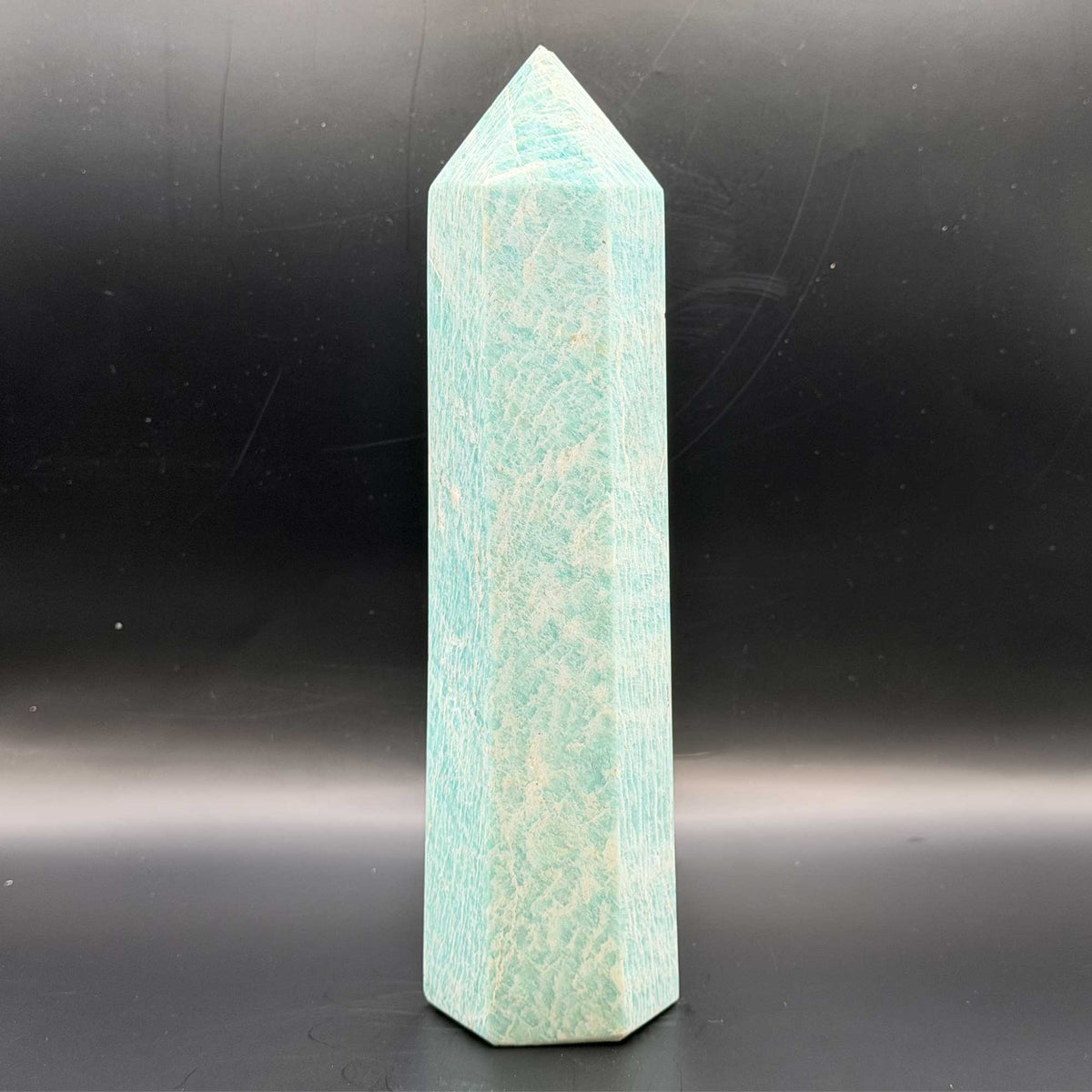 Amazonite Crystal Tower Point - Gem Avenue Retail