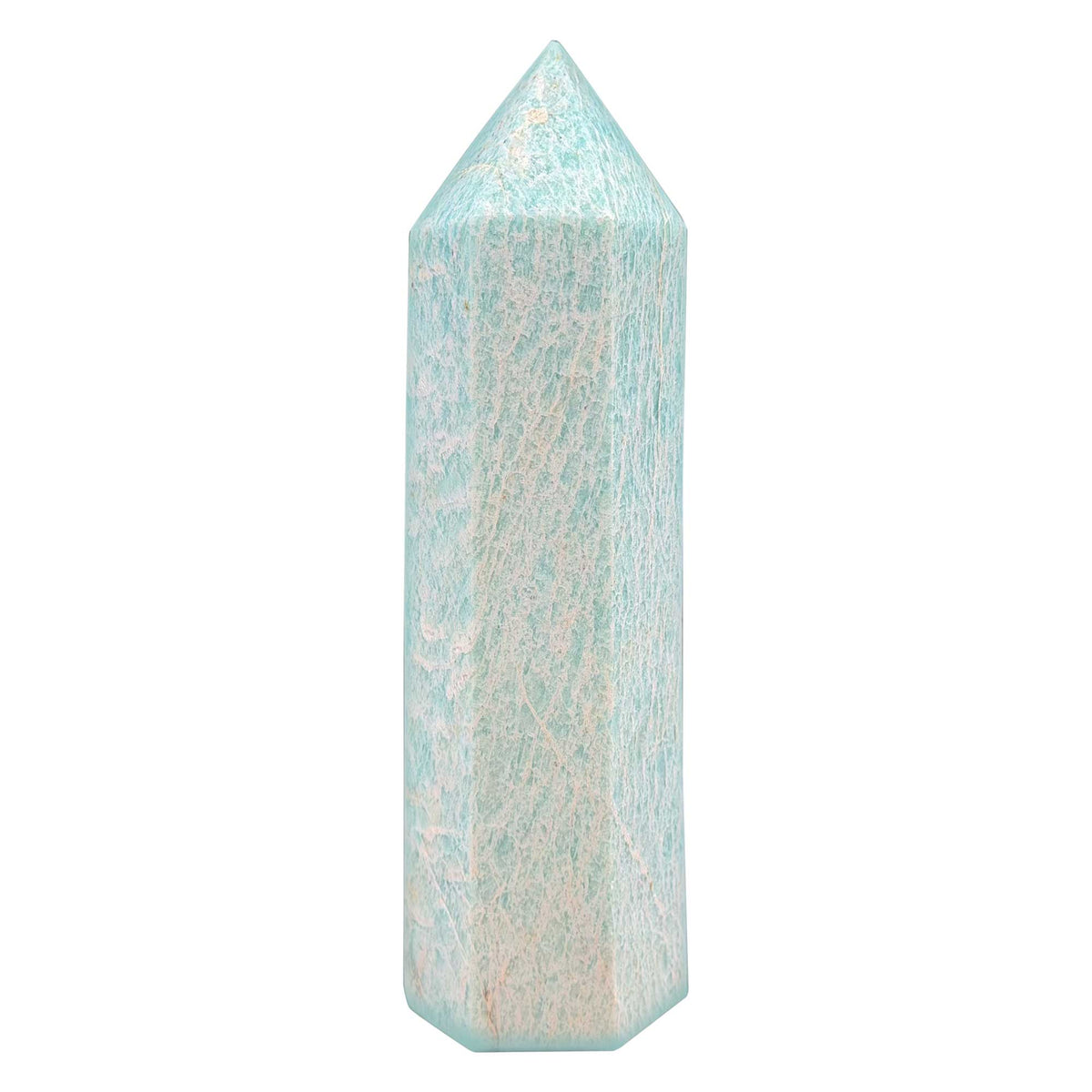 Amazonite Crystal Tower Point - Gem Avenue Retail