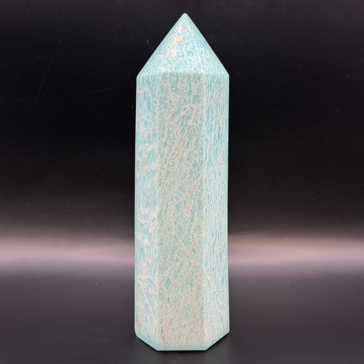 Amazonite Crystal Tower Point - Gem Avenue Retail