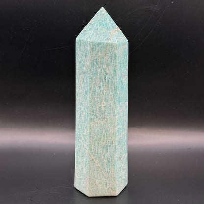 Amazonite Crystal Tower Point - Gem Avenue Retail