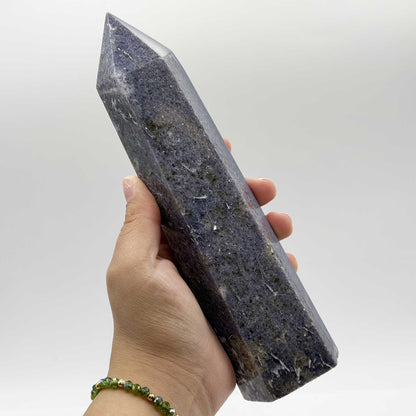 Lepidolite Crystal Tower - Gem Avenue Retail