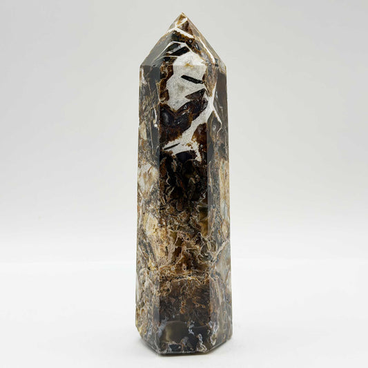 Breche Agate Crystal Tower Polished - Gem Avenue Retail