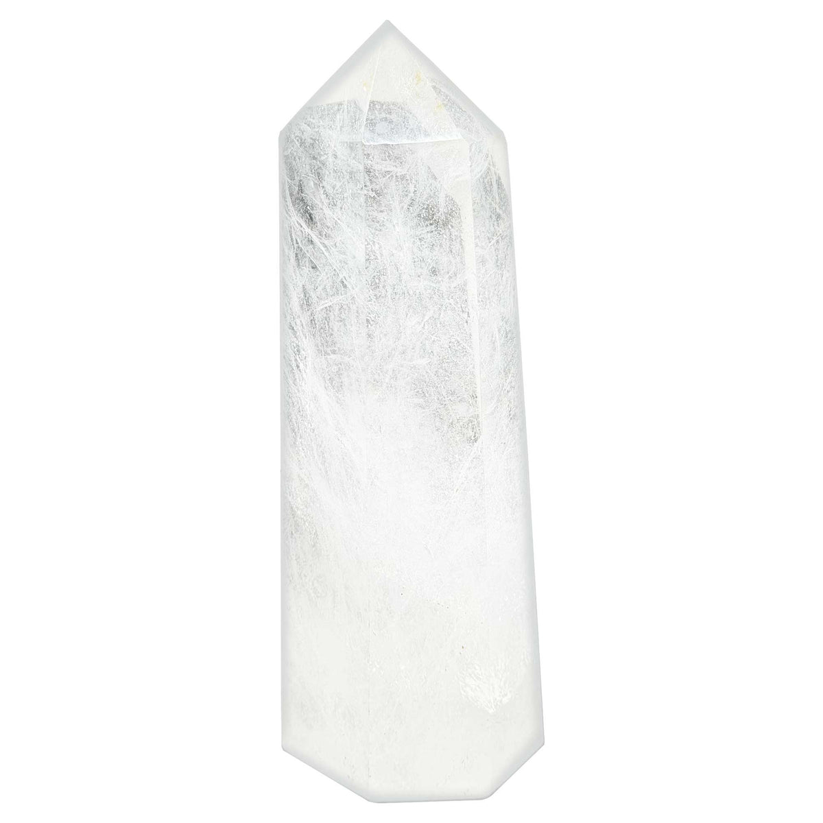 Natural Clear Quartz Crystal Tower Obelisk - Gem Avenue Retail