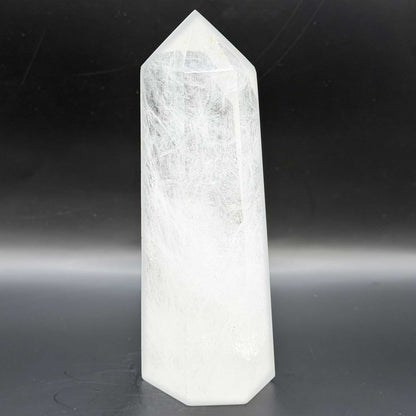 Natural Clear Quartz Crystal Tower Obelisk - Gem Avenue Retail