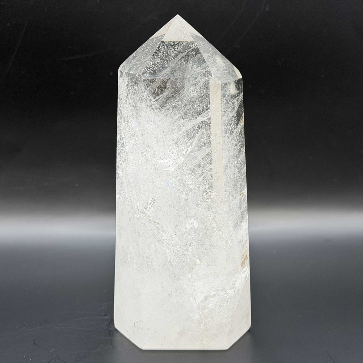 Clear Quartz Crystal Tower Obelisk - Gem Avenue Retail