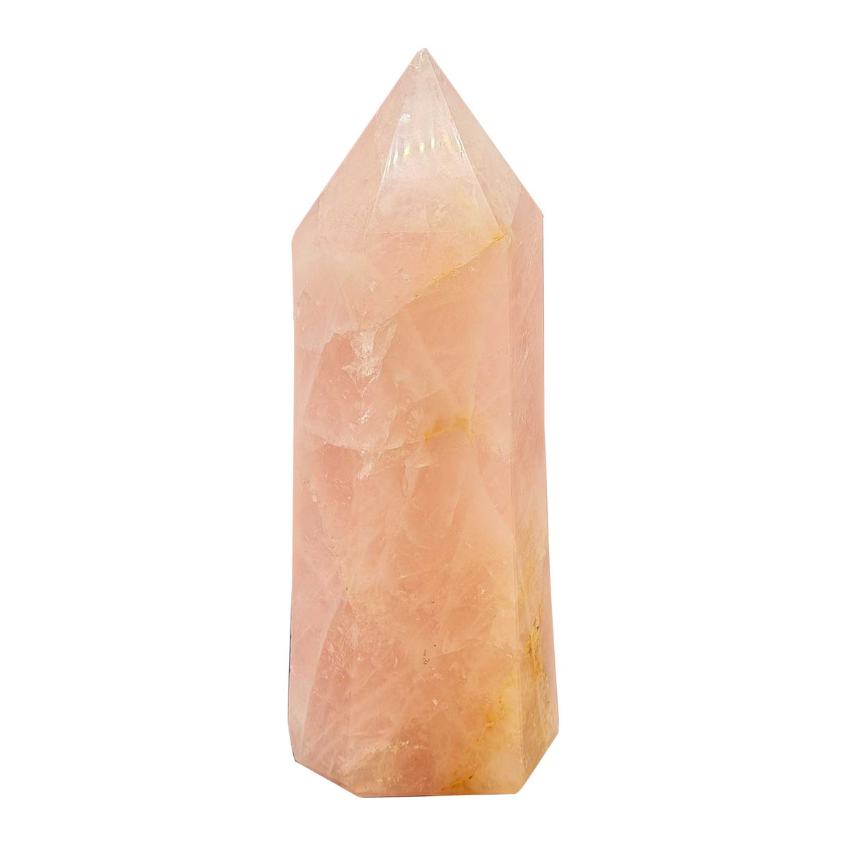 Natural Rose Quartz Crystal Tower - Gem Avenue Retail