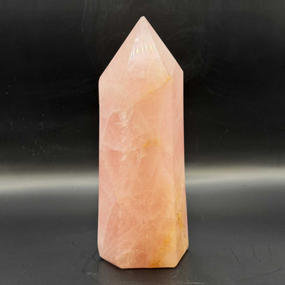 Natural Rose Quartz Crystal Tower - Gem Avenue Retail