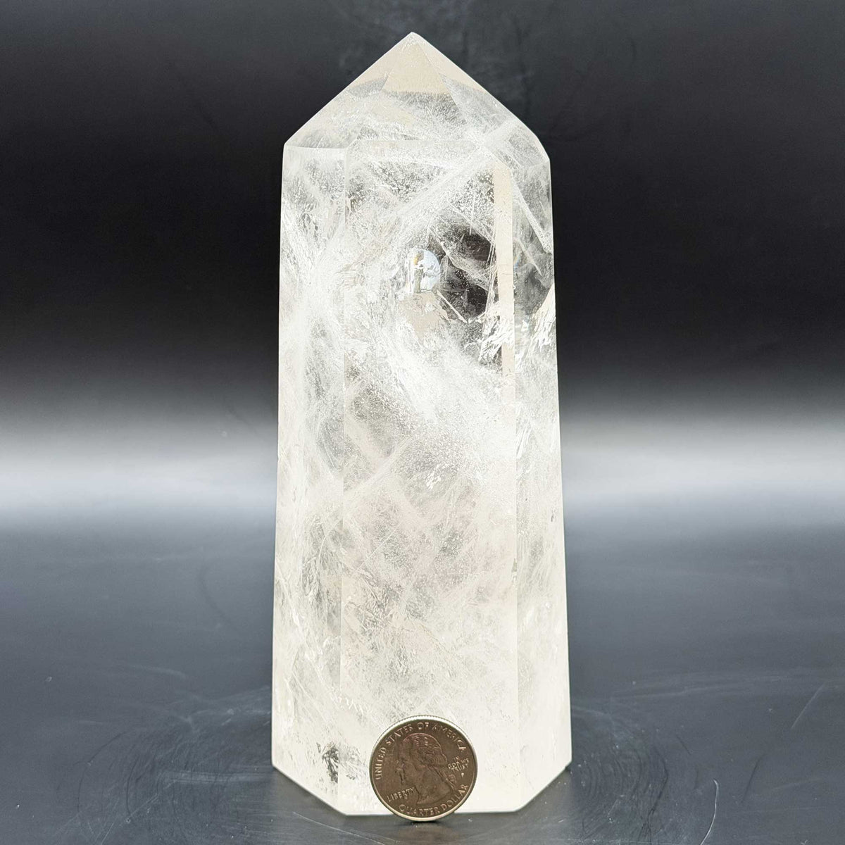 Clear Quartz Crystal Point - Gem Avenue Retail