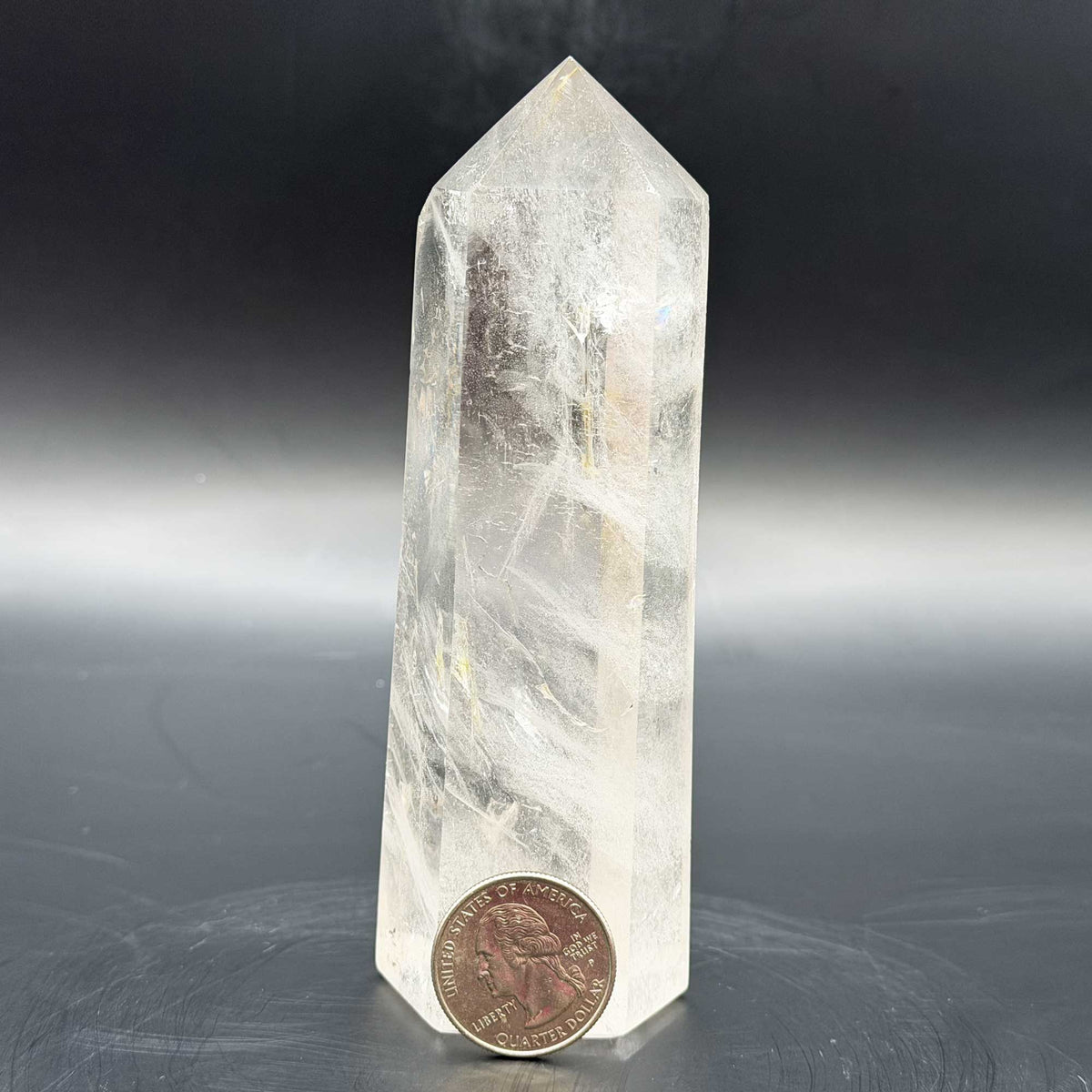 Clear Quartz Crystal Point - Gem Avenue Retail