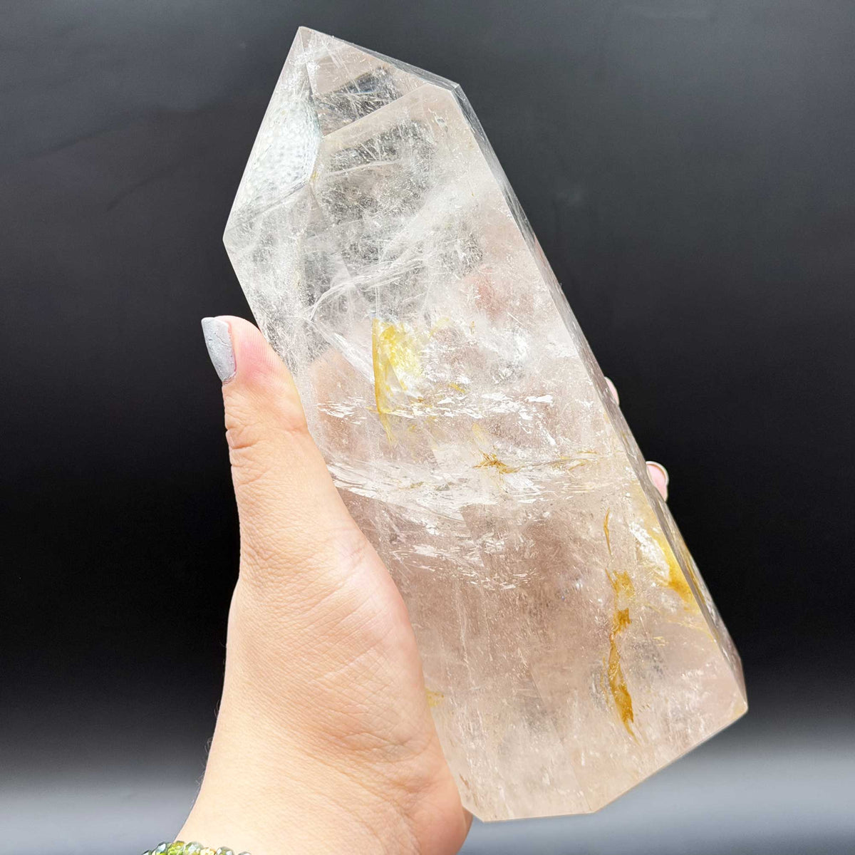 Clear Quartz Crystal Point - Gem Avenue Retail