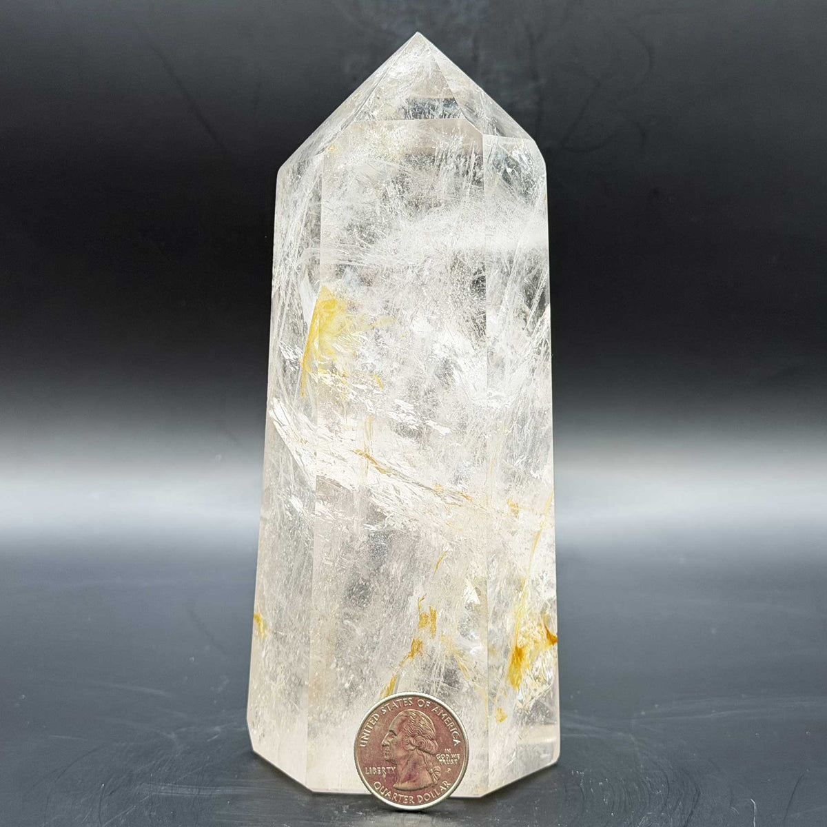 Clear Quartz Crystal Point - Gem Avenue Retail