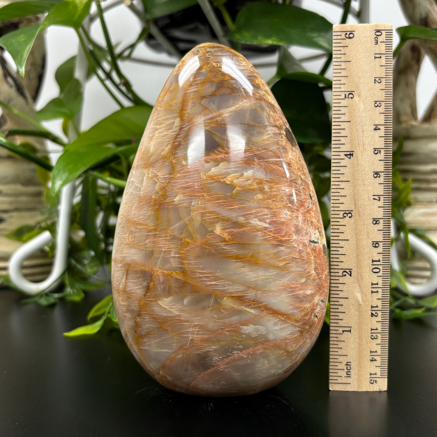Natural Moonstone Self-Standing Freeform Rock - RPS446