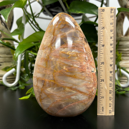 Natural Moonstone Self-Standing Freeform Rock - RPS446