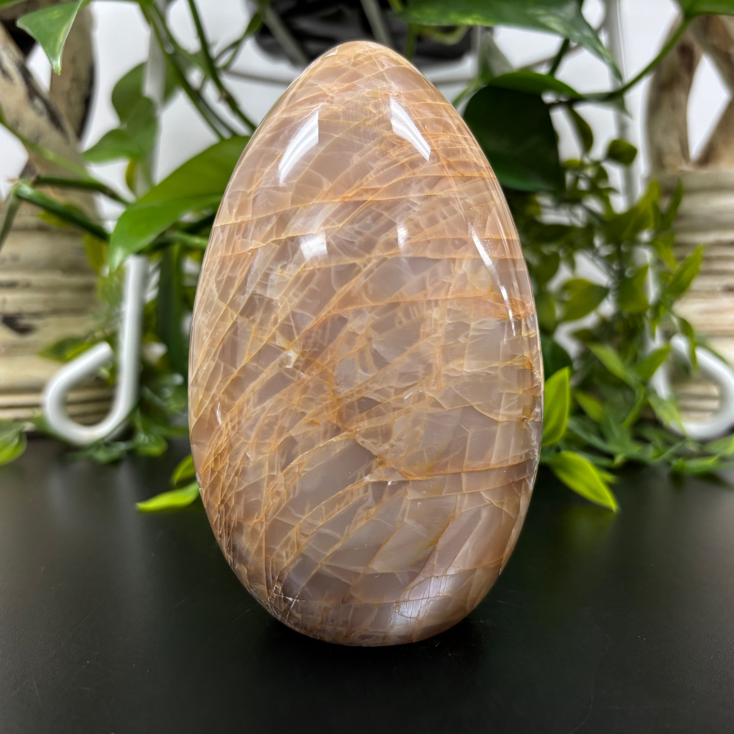 Natural Moonstone Self-Standing Freeform Rock - RPS448