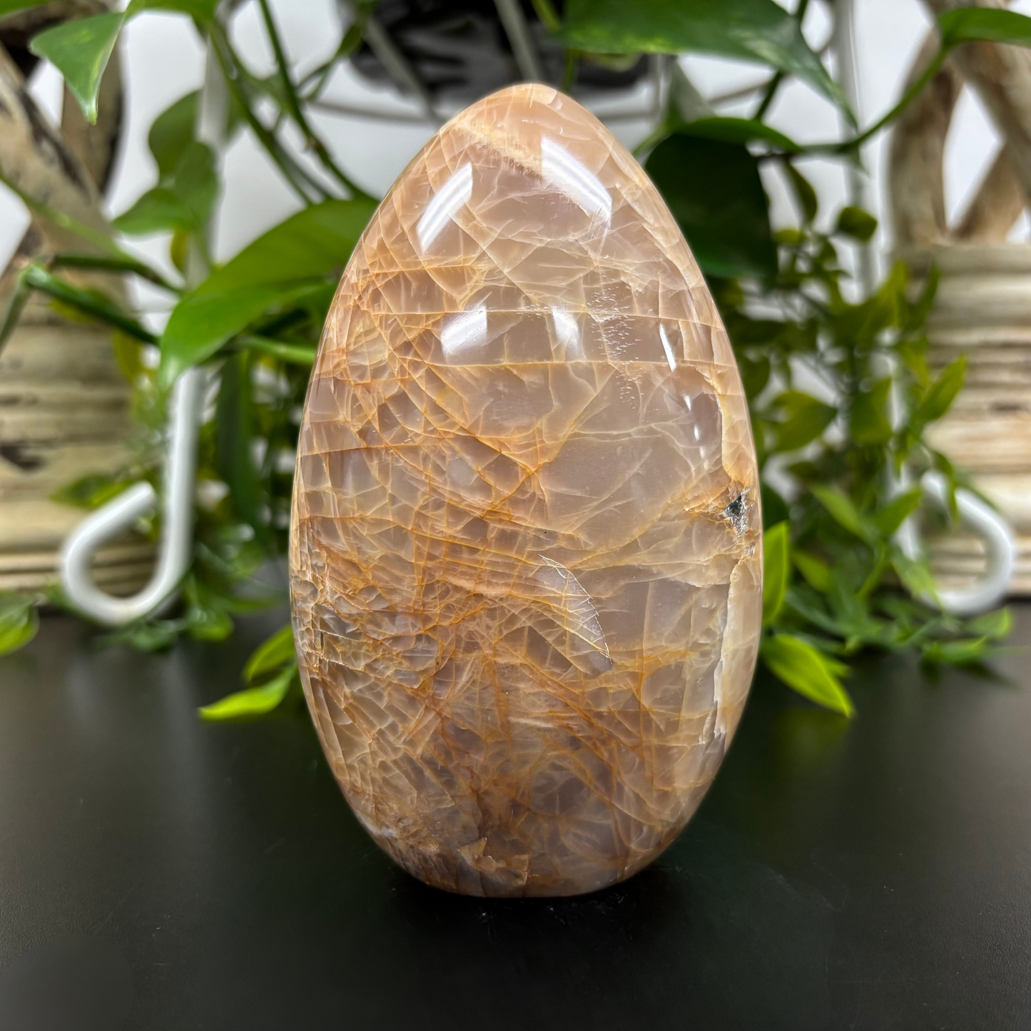 Natural Moonstone Self-Standing Freeform Rock - RPS448